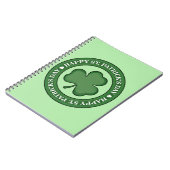 Carnet Joyeuse Saint-Patricks Day (Côté gauche)