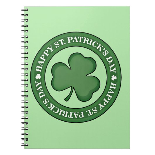 Carnet Joyeuse Saint-Patricks Day (Devant)