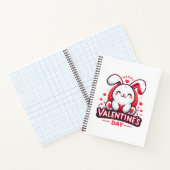Carnet Joyeuse Saint-Valentin Lapin Mignon (Intérieur)