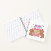 Carnet Joyeuse Saint-Valentin Oursons Mignons (Intérieur)