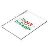 Carnet Joyeuses fêtes (Côté gauche)