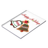 Carnet Joyeuses fêtes Noël Cookie Bells (Côté gauche)