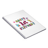 Carnet Joyeux 1er anniversaire pour enfants de 1 an B jou (Côté Droit)