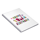 Carnet Joyeux 2e anniversaire. 2 ans avant jour. (Côté Droit)