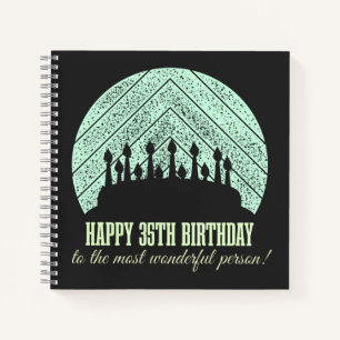 Carnet Joyeux 35ème anniversaire à la personne la plus me