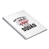 Carnet Joyeux 4 juillet Flamingo Squad Vector Design_1 (Côté Droit)