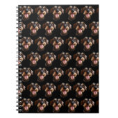 Carnet Joyeux À poils durs Dachshund (Devant)