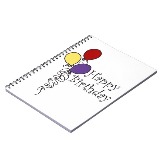 Carnet Joyeux anniversaire (Côté gauche)