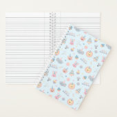 Carnet Joyeux Anniversaire Animaux Bleu (À l'intérieur)