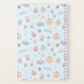 Carnet Joyeux Anniversaire Animaux Bleu (Verso)