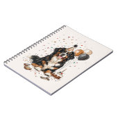 Carnet Joyeux anniversaire Bernese Mountain Dog (Côté gauche)