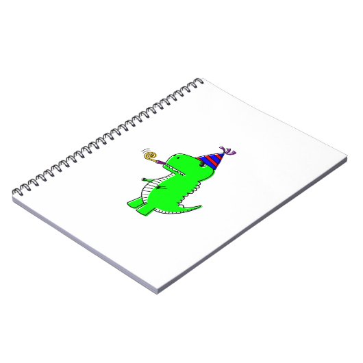 Carnet Joyeux anniversaire dinosaure mignon (Côté gauche)