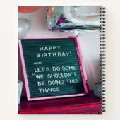 Carnet Joyeux anniversaire ! Drôle Trouble Coquin (Dos)