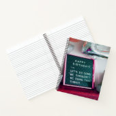 Carnet Joyeux anniversaire ! Drôle Trouble Coquin (Intérieur)