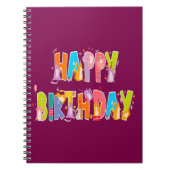 Carnet Joyeux anniversaire Funny Amoureux des chats Anniv (Devant)