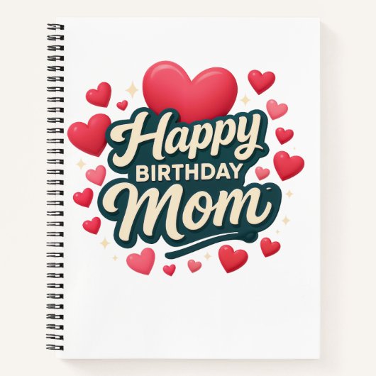 Carnet Joyeux Anniversaire Maman (Devant)