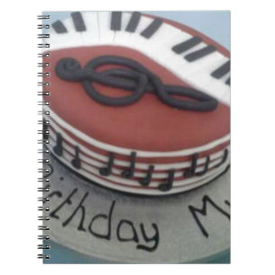 Carnet Joyeux anniversaire maman gâteau
