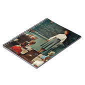 Carnet Joyeux anniversaire, Miss Jones par Norman Rockwel (Côté gauche)