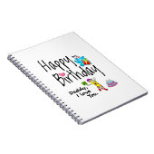 Carnet Joyeux anniversaire. Papa, je t'aime. (Côté Droit)