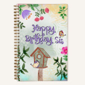 Carnet Joyeux Anniversaire Sœur (Recto)