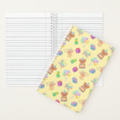 Carnet Joyeux Anniversaire Teddy Bear Jaune (À l'intérieur)