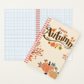 Carnet Joyeux automne, saison Citrouille, Halloween (À l'intérieur)
