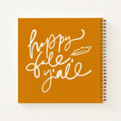 Carnet Joyeux automne Y'all (Dos)