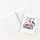 Carnet Joyeux bonhomme de neige de Noël (Intérieur)