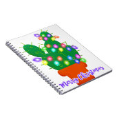 Carnet joyeux cactus de noël (Côté Droit)