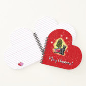 Carnet Joyeux chat de Noël (Intérieur)