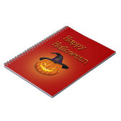 Carnet Joyeux Citrouille Halloween avec Casquette (Côté gauche)