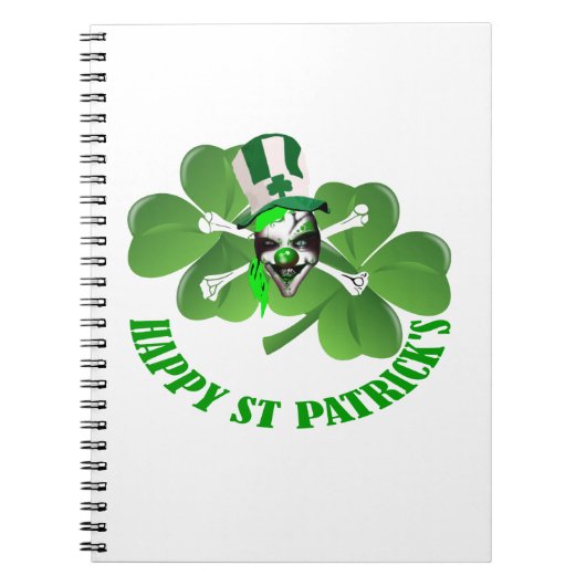 Carnet Joyeux clown de St Patrick (Devant)