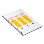 Carnet Joyeux crayons Kawaii (Côté Droit)
