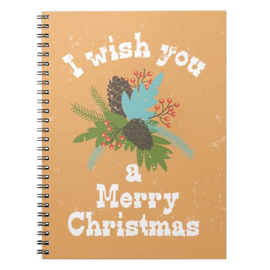 Carnet Joyeux Décor de Noël (Devant)
