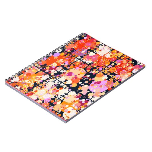 Carnet joyeux d'explosion - corail (Côté gauche)