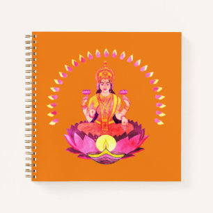 Carnet Joyeux Diwali - Deepalavi déesse Lakshmi 1