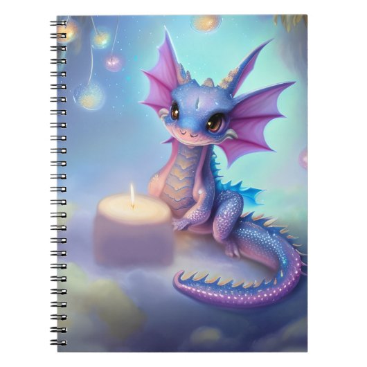 Carnet Joyeux Dragon Bébé Anniversaire (Devant)