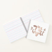 Carnet Joyeux et lumineux - cuivre (Intérieur)