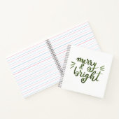 Carnet Joyeux et lumineux - vert (Intérieur)