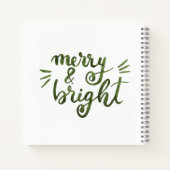 Carnet Joyeux et lumineux - vert (Dos)