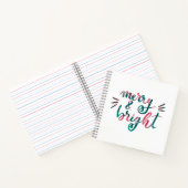 Carnet Joyeux et lumineux - vert et rose (Intérieur)