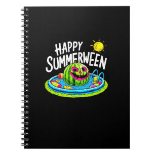 Carnet Joyeux été pastèque Jack-O-Lantern