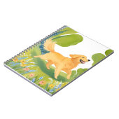 Carnet Joyeux Golden Retriever | Carte d'aquarelle (Côté gauche)