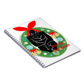 Carnet joyeux gorille de noël (Côté Droit)