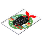 Carnet joyeux gorille de noël (Côté gauche)