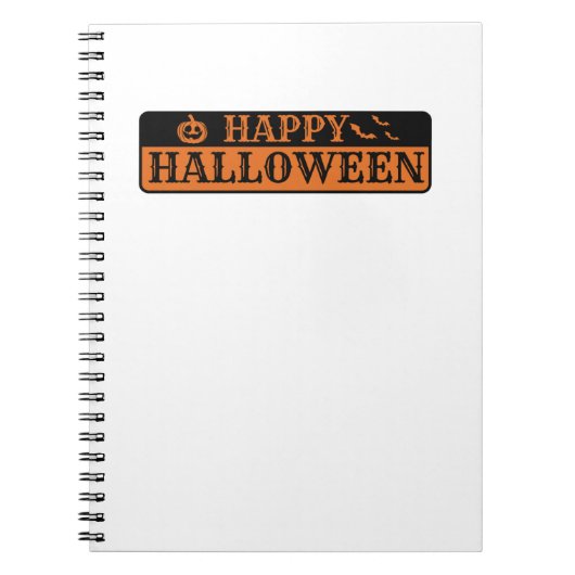 Carnet Joyeux Halloween (Devant)