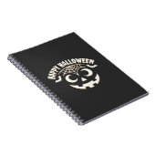 Carnet Joyeux Halloween Citrouille Visage Design_1 (Côté Droit)