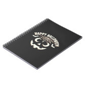 Carnet Joyeux Halloween Citrouille Visage Design_1 (Côté gauche)