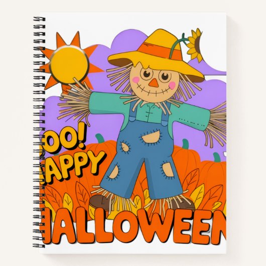 Carnet Joyeux Halloween garçon (Devant)