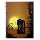 Carnet Joyeux Halloween Jack O Lantern Citrouilles (Devant)